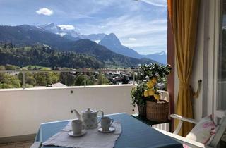 Wohnung mieten in 82467 Garmisch-Partenkirchen, Fantastische Sicht*Helle 3,5-Zimmer-Whg.*zentral in Partenkirchen*Aufzug*Garage*Dr.Wigger-Straße