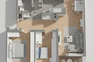 Wohnung mieten in Strietweg, 75181 Buckenberg, Attraktive 3‑Zimmer Wohnung mit Balkon in Pforzheim-Buckenberg/Haidach