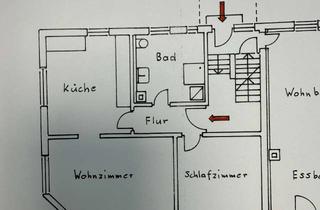 Wohnung mieten in Aspergstraße 22, 72131 Ofterdingen, Geschmackvolle 2-Raum-Hochparterre-Wohnung mit Terrasse und Einbauküche in Ofterdingen