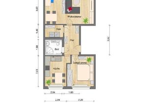 Wohnung mieten in E.-Grube-Str. 101, 08062 Neuplanitz, Helle 2-Raum-Umbauwohnung mit cleverem Abstellraum!