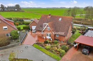 Einfamilienhaus kaufen in 26736 Krummhörn, Pewsum! Einfamilienhaus mit guter Ausstattung, Garage, Gartenanlage und Terrasse!
