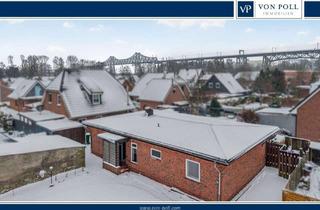 Haus kaufen in 24768 Rendsburg, Beliebte, zentrale Wohnlage trifft Chancen – Bungalow mit möglichem Bauland