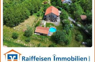Einfamilienhaus kaufen in 94065 Waldkirchen, 3.272 m² Freiheit: Einfamilienhaus mit Pool, Nebengebäude und Traumgrundstück
