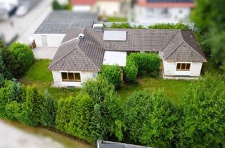 Haus kaufen in 84562 Mettenheim, **Ebenerdiger Wohnkomfort mit 200 m² Wohnfläche**Stilvoller, ruhig gelegener Bungalow mit Garten