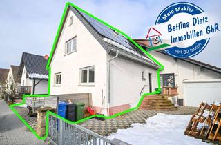 Haus kaufen in 64823 Groß-Umstadt, DIETZ: Bezahlbares modernisiertes EFH mit Garage - PV - Klima - Wärmepumpe in Kleestadt!