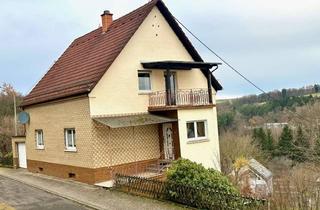 Haus kaufen in Kirchenstraße 12, 66509 Rieschweiler-Mühlbach, Gepflegtes Ein- oder Zweifamilienhaus mit tollen Ausblicken und ausgebautem Kellerbereich