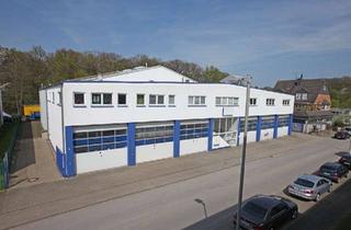 Gewerbeimmobilie kaufen in 40789 Monheim, Moderne Gewerbehallen von unterschiedlicher Größe, Büros + 2 Wohnungen in Monheim