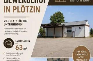 Gewerbeimmobilie mieten in Alte Dorfstraße, 14542 Werder (Havel), Geräumige Kalthalle in Werder/Havel OT Plötzin zu vermieten
