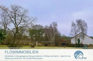 Grundstück zu kaufen in 15745 Wildau, Ruhig gelegenes Baugrundstück in Wildau b. Berlin - für die Bebauung eines 1- bis 3-Familienhauses.