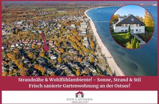 Wohnung kaufen in 23683 Scharbeutz, Strandnähe & Wohlfühlambiente!Sonne, Strand & Stil – Frisch sanierte Gartenwohnung an der Ostsee!