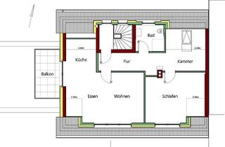 Wohnung mieten in 45721 Haltern am See, Erstbezug 2,5-Zi-Dachgeschosswohnung im Effizienzhaus in Haltern am See