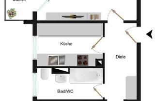 Wohnung mieten in Berliner Straße, 65474 Bischofsheim, Helle 2-Zimmer Wohnung im 5. OG mit Aufzug in Bischofsheim