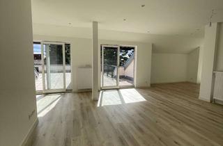 Wohnung mieten in 68782 Brühl, Ab 01.04. verfügbar - Gehobene 4ZKB mit großer Dachterrasse und angeschlossenem Apartment