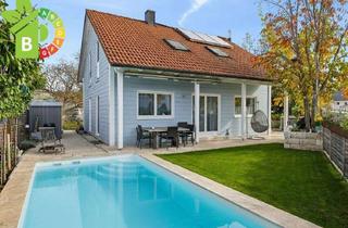 Einfamilienhaus kaufen in 85609 Aschheim, Nordisches Design trifft bayerische Lebensart – exklusives Einfamilienhaus mit Pool nahe München