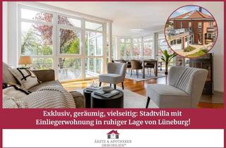 Villa kaufen in 21339 Lüneburg, Exklusiv, geräumig, vielseitig: Stadtvilla mit Einliegerwohnung in ruhiger Lage von Lüneburg!