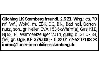 Wohnung kaufen in 82205 Gilching, Gilching LK Starnberg