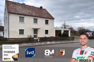 Haus kaufen in 86424 Dinkelscherben, Dinkelscherben / Ried - Großzügiges Anwesen mit viel Platz und Entwicklungspotenzial in Ried bei Dinkelscherben