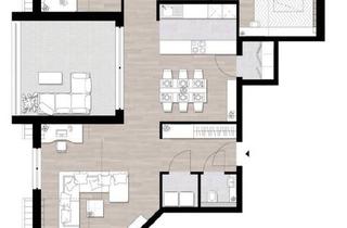 Haus kaufen in 54439 Saarburg, Saarburg - Penthouse-Wohnung; Neubau von 2025; Wohnfläche: ca.120 m²