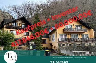 Gewerbeimmobilie kaufen in 56346 St. Goarshausen, Sankt Goarshausen - Die Herrmanns Mühle am Fuße der Loreley