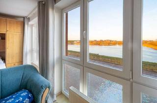 Wohnung kaufen in 25845 Nordstrand, Deichblick und Forellensee-Panorama: renoviertes 1-Zimmer-Apartment auf Nordstrand.