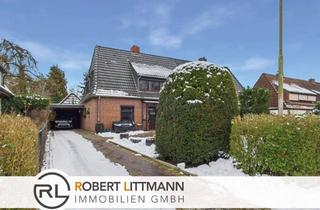 Doppelhaushälfte kaufen in 28259 Grolland, Gepflegte Doppelhaushälfte mit großem Garten und Stellplatz in Grolland