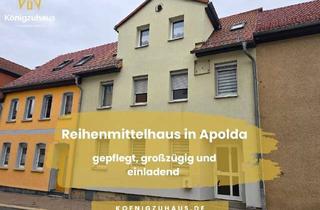 Haus kaufen in 99510 Apolda, Gepflegtes Reihenmittelhaus mit Dachterrasse in zentraler Lage von Apolda