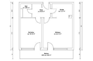 Wohnung mieten in Hirschbergweg, 82140 Olching, Erstbezug nach Sanierung: 2-Zi-Wohnung mit Balkon im 2. OG in Olching