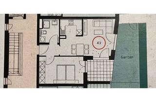 Wohnung mieten in Walterstraße 9A, 86153 Innenstadt, 2 Zimmer Wohnung mit Terrasse in Augsburg Innenstadt und kleinem Garten