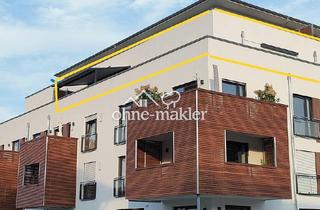 Wohnung kaufen in 94060 Pocking, Prov.frei!-Hochwertige 3-Zi.-Terrassenwohnung mit großer Dachterrasse, Küche, zentral