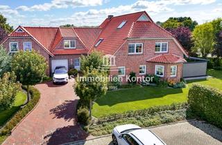 Haus kaufen in 26736 Krummhörn, Architektenhaus ( Haupthaus mit separatem Nebenhaus ) in hochwertiger Ausstattung, PV-Anlage, Gara