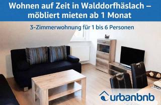 Immobilie mieten in Weberstraße, 72141 Walddorfhäslach, 3-Zimmerwohnung mit Wlan, TV, 2 Schlafzimmer, Wohnzimmer, Küche, Bad, Einzelbetten, Wasch