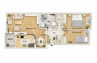 Wohnung kaufen in 82256 Fürstenfeldbruck, Helle 3-Zimmer Wohnung mit Loggia in Fürstenfeldbruck