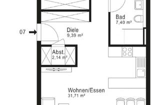 Wohnung mieten in Holzstraße, 82110 Germering, Hochwertige 3-Zimmer-Wohnung mit Südostbalkon, Aufzug & KfW-55 in ruhiger Lage von Germering