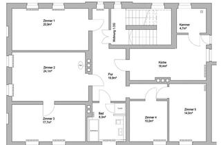 Wohnung mieten in Am Hainberg, 07973 Greiz, Erstbezug nach Sanierung: großzügige 5-Zimmer-Wohnung in Greiz