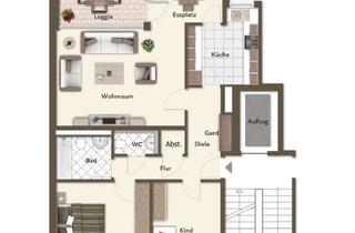 Wohnung mieten in Nettelbeckstr., 40477 Pempelfort, Charmante 3,5-Zimmer Dachgeschosswohnung in Pempelfort mit Balkon