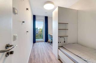 WG-Zimmer mieten in Rathenaustraße 25, 12459 Oberschöneweide, Mietrabatt - Voll möbliertes Privatzimmer mit Balkon in einer gemischten 5er WG