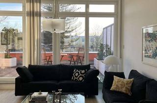 Immobilie mieten in Münchener Strasse 39a, 82131 Gauting, Exklusive möblierte 4-Zimmer-Penthouse-Wohnung mit Balkon und EBK in Gauting Zeitvermietung