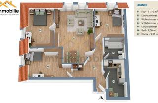 Wohnung mieten in 39359 Rätzlingen, Schöne grosse 4-Raumwohnung 103 m², zentrales großes Wohnzimmer