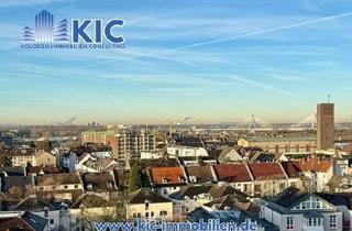 Wohnung kaufen in 51373 Wiesdorf, Exklusive 2-Zimmer-Wohnung mit Loggia und Panorama-Ausblick in Leverkusen