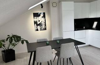 Wohnung mieten in 63477 Maintal, Exklusive möblierte 2,5-Zimmer-Wohnung m. deutlich größerer Grundfläche durch Dachgeschoss