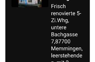 Wohnung kaufen in 87700 Memmingen, Memmingen - Eigentumswohnung leerstehend