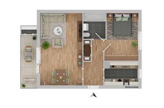 Wohnung kaufen in 65187 Biebrich, 2-Zimmer-Wohnung