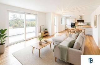 Wohnung kaufen in 55546 Hackenheim, Hochwertige 4-Zimmer-Wohnung in ruhiger Lage mit Balkon und Blick ins Grüne in Hackenheim