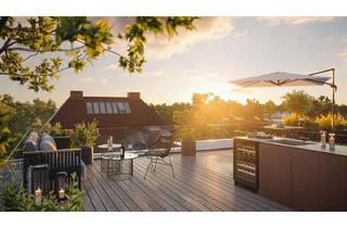 Penthouse kaufen in Herbartstraße 23, 14057 Charlottenburg, Blick zum Lietzensee: Maisonette-Penthouse mit XXL-Aufdachterrasse und drei Terrassen