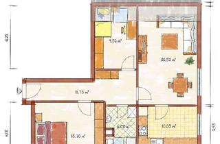 Wohnung mieten in In Den Grüben, 76751 Jockgrim, Erstbezug einer sanierten 3-ZKB Wohnung im DG (2.OG) eines MFH (13WE)