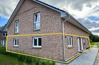 Haus mieten in Elbuferstraße 51, 21395 Tespe, Neubau: Doppelhaushälfte auf einer Ebene mit eigenem Traumgarten