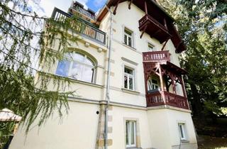 Wohnung kaufen in 01705 Freital, Großzügige 4-Raumwohnung mit 2 Balkonen in denkmalgeschützter Stadtvilla in Freital
