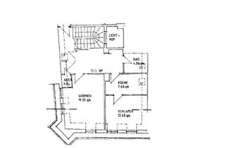 Wohnung mieten in Regierungsstrasse 572, 84028 Altstadt, Helle 2-Zimmer Altbau Dachgeschosswohnung im 3. OG in Landshut-Altstadt