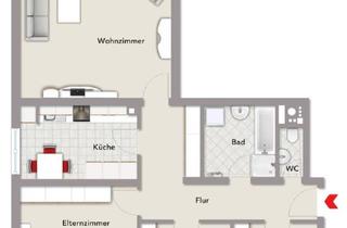 Wohnung mieten in Nordring 16, 76829 Landau, Erstbezug nach Kernsanierung: 4-Zimmer-Wohnung mit Balkon im 2. OG - perfekte Lage