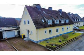 Doppelhaushälfte kaufen in 57223 Kreuztal, Doppelhaushälfte in Kreuztal–Ferndorf – sonniger Garten, Garage, modernisierungsbedürftig